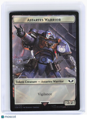 2022 Magic: The Gathering—Astartes Warrior // Robot (Surge Foil) #1 40K —Token
