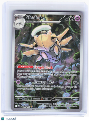 2025 Pokemon—Shedinja #144/132 Mega Evolution—Illustration Rare Holo