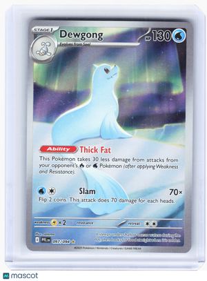 2025 Pokemon—Dewgong #97/94 Phantasmal Flames—Illustration Rare Holo