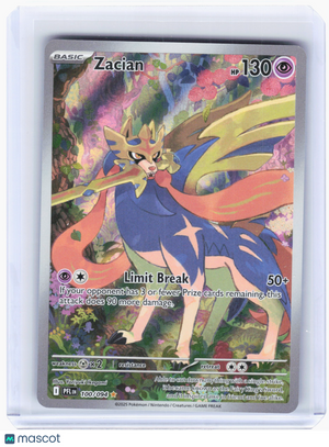 2025 Pokemon—Zacian #100/94 Phantasmal Flames—Illustration Rare Holo