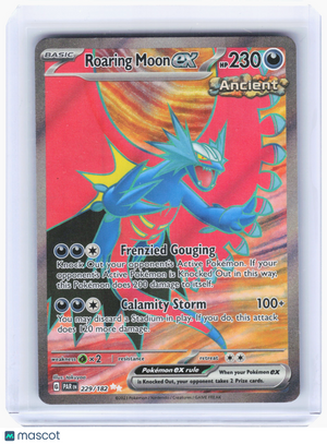 2023 Pokemon—Roaring Moon EX #229/182 Paradox Rift—Ultra Rare Holo