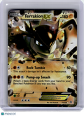 2012 Pokemon—Terrakion EX #71 Dragons Exalted—Ultra Rare Holo [Lightly Played]