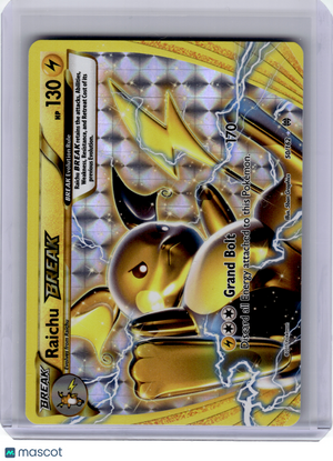 2015 Pokemon—Raichu BREAK #50 BREAKthrough—Rare BREAK Holo [Lightly Played]