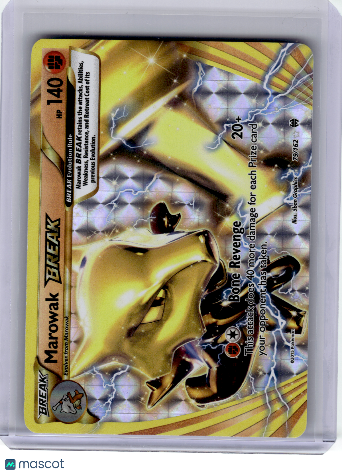 2015 Pokemon—Marowak BREAK #79 BREAKthrough—Rare BREAK Holo [Lightly Played]