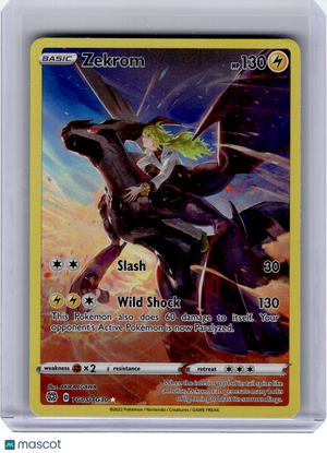2022 Pokemon—Zekrom #TG05 Brilliant Stars Trainer Gallery—Ultra Rare Holo [LP]