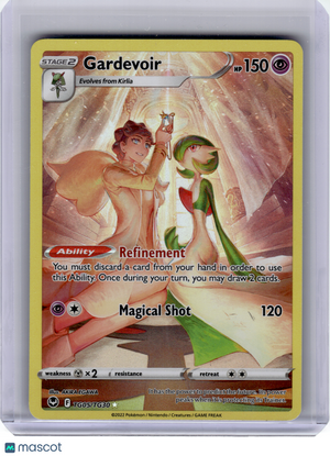 2022 Pokemon—Gardevoir #TG05 Silver Tempest Trainer Gallery—IR Holo
