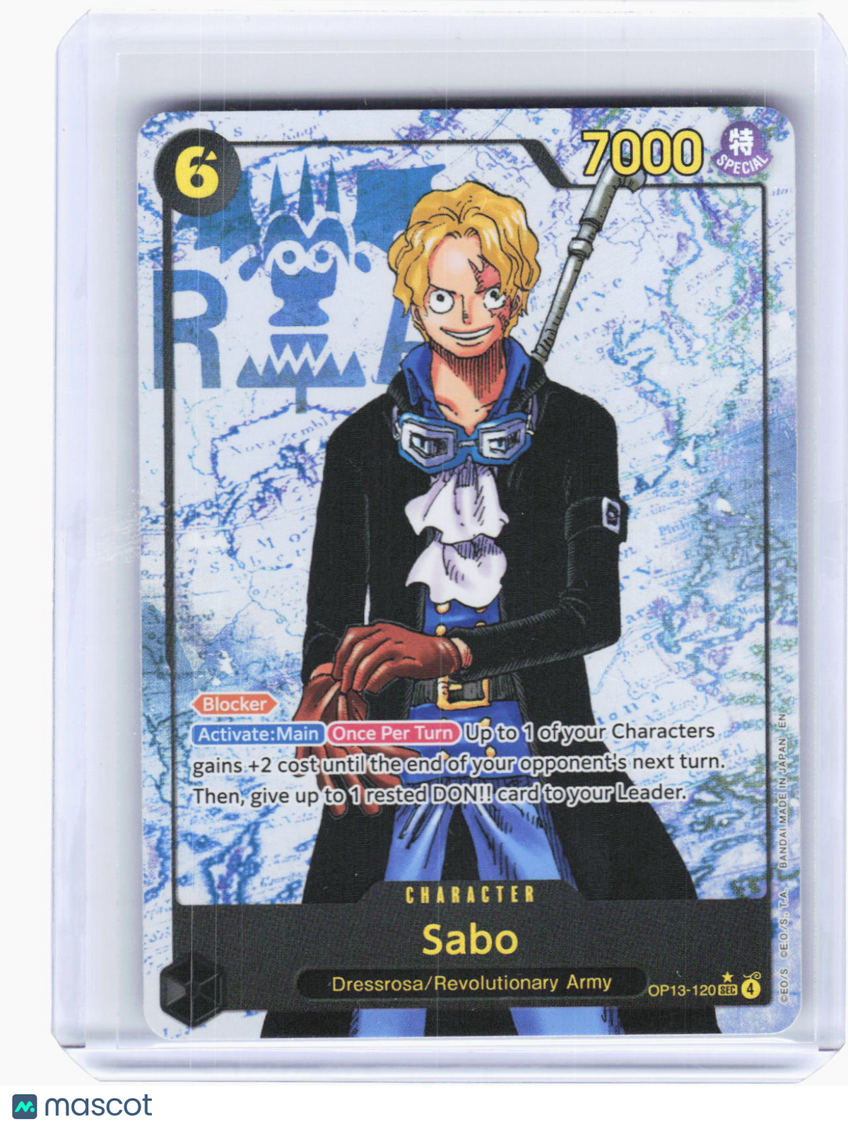 2023 One Piece Card Game—Sabo (120) (Parallel) #OP13-120—SEC Foil