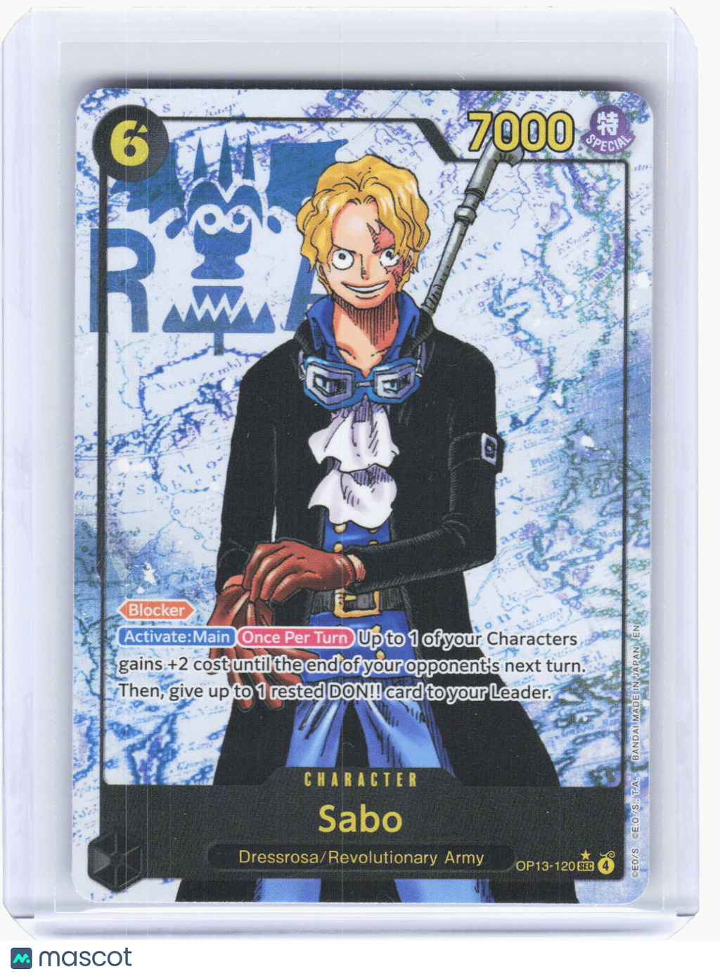 2023 One Piece Card Game—Sabo (120) (Parallel) #OP13-120—SEC Foil