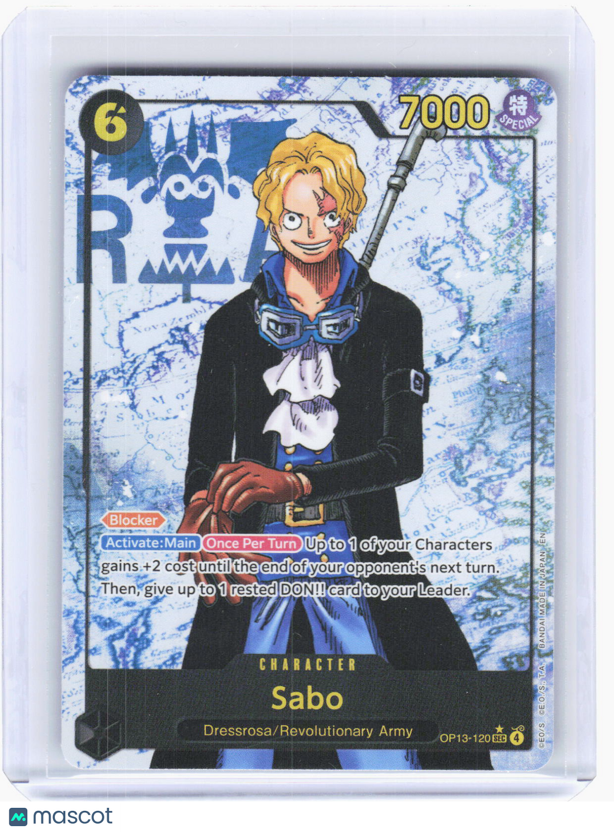 2023 One Piece Card Game—Sabo (120) (Parallel) #OP13-120—SEC Foil