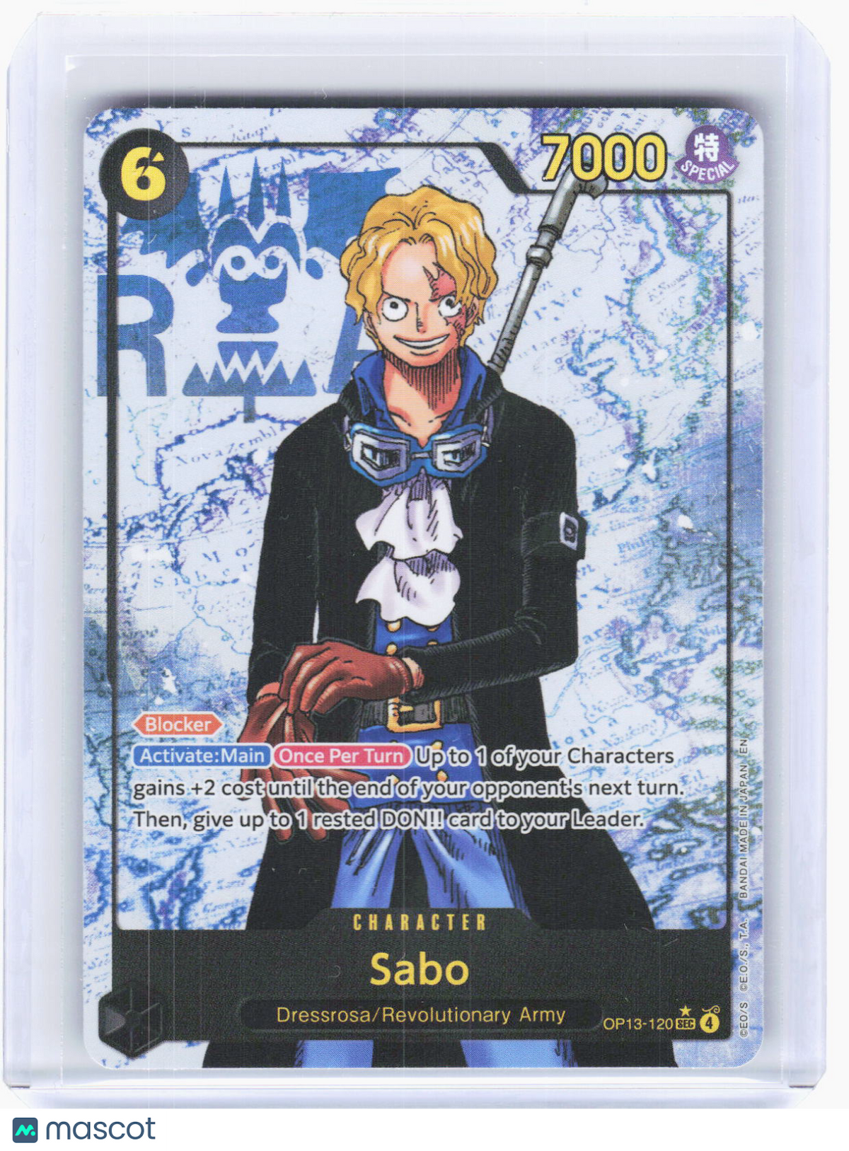 2023 One Piece Card Game—Sabo (120) (Parallel) #OP13-120—SEC Foil