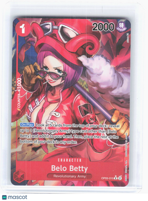2023 One Piece Card Game—Belo Betty (015) (Alternate Art) #OP05-015 R Foil