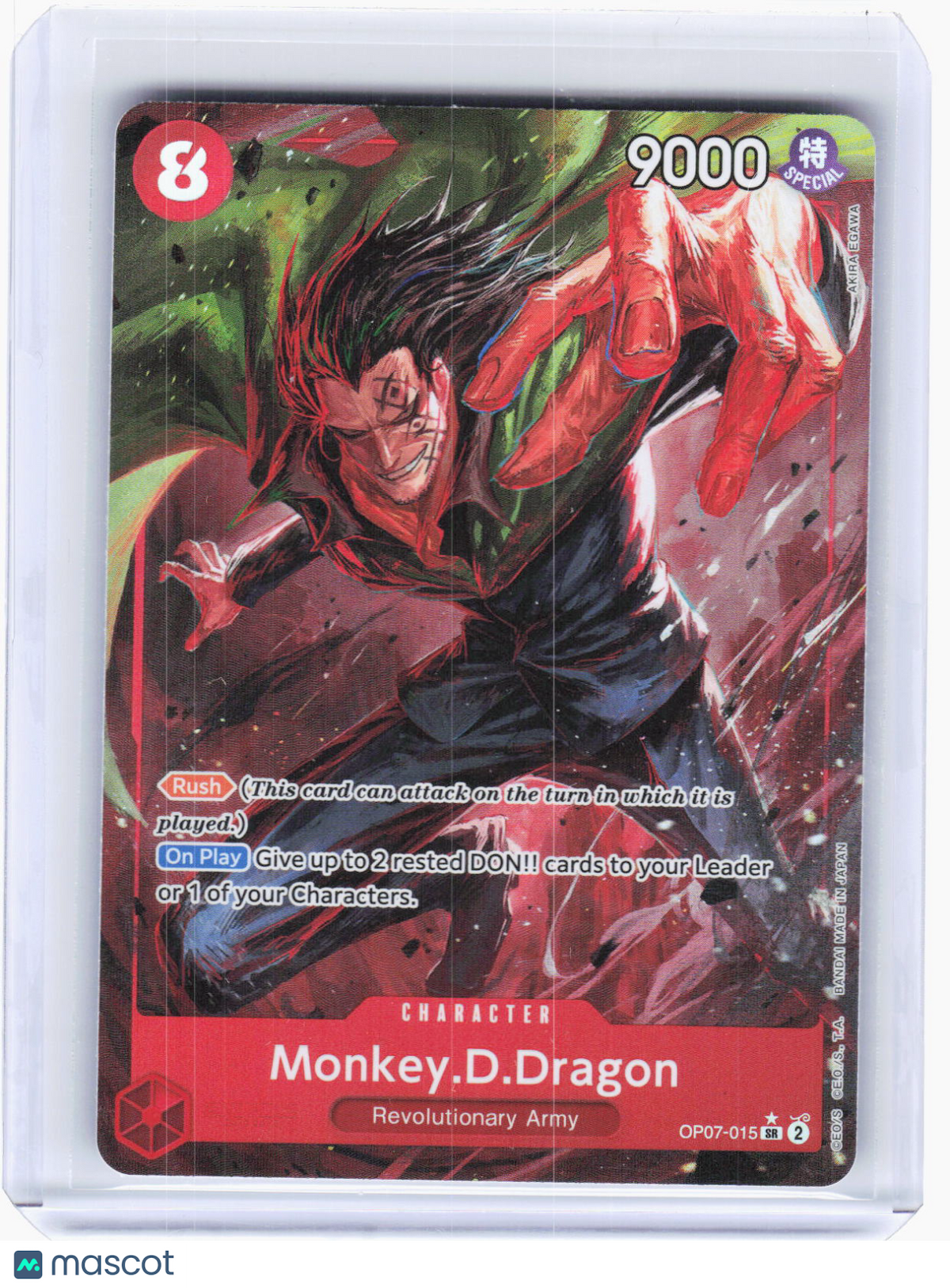 2024 One Piece CCG—Monkey.D.Dragon (015) (Parallel) #OP07-015—SR Foil