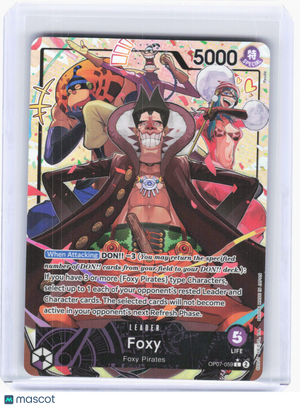 2024 One Piece Card Game—Foxy(Alt Art) #OP07-059—Leader Foil