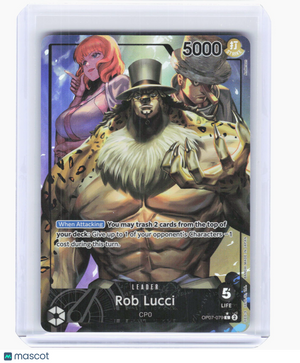 2024 One Piece CCG—Rob Lucci (079) (Parallel) #OP07-079 —Leader Foil