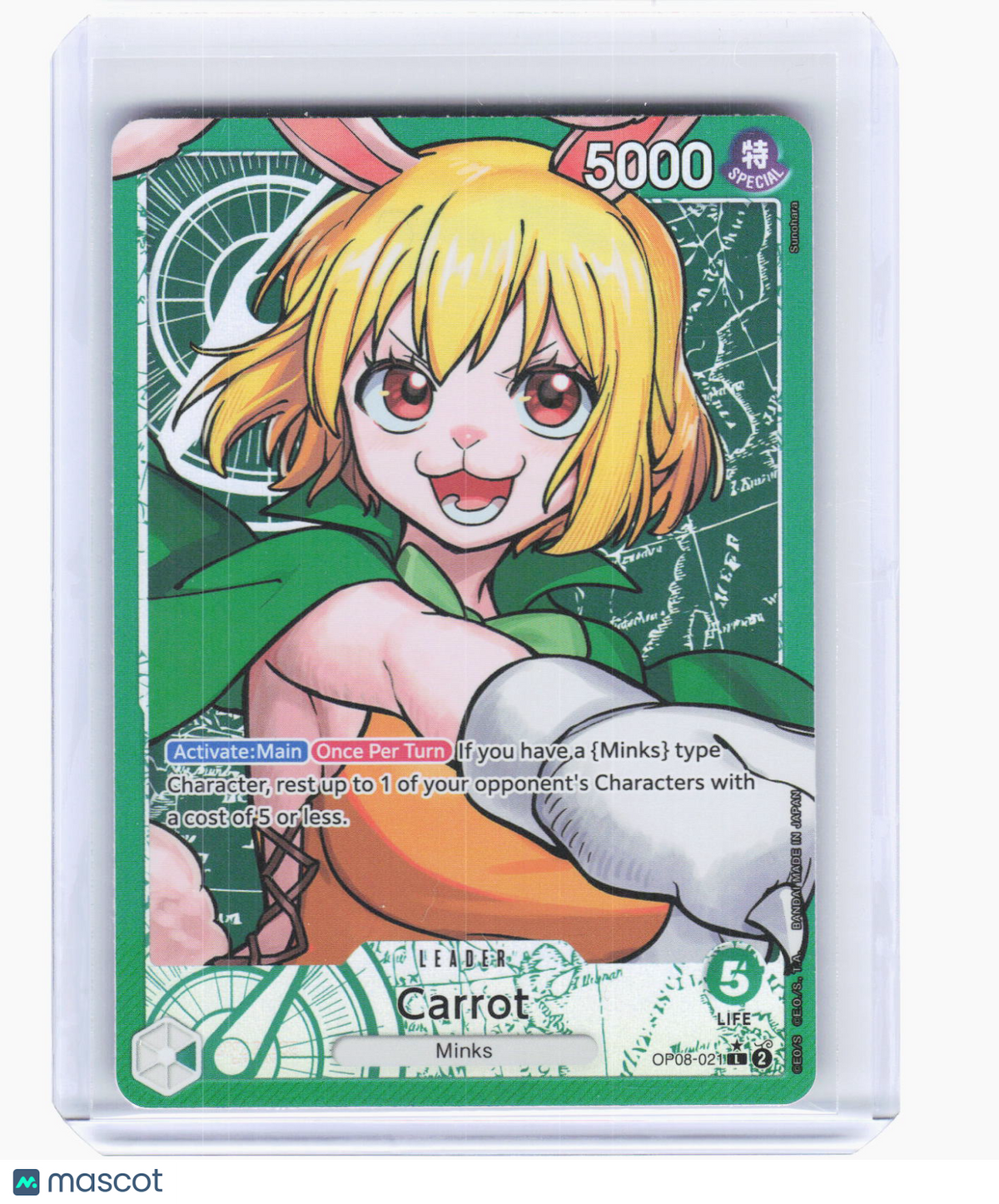 2024 One Piece CCG—Carrot (021) (Parallel) #OP08-021 Two Legends—Leader Foil