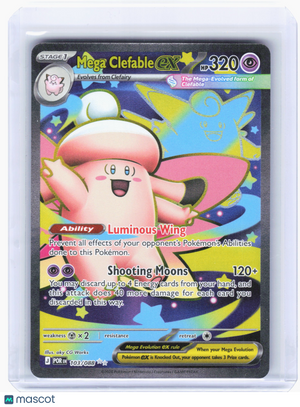 2026 Pokemon—Mega Clefable EX #103/88 Perfect Order—Ultra Rare Holo