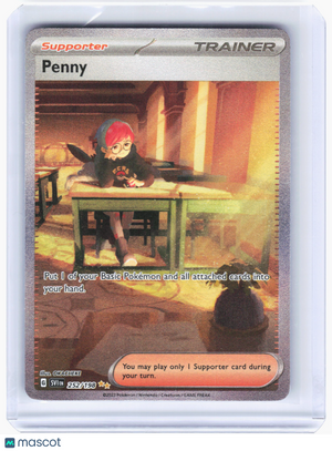 2023 Pokemon—Penny #252/198 Scarlet & Violet Base Set—Special Illustration Rare