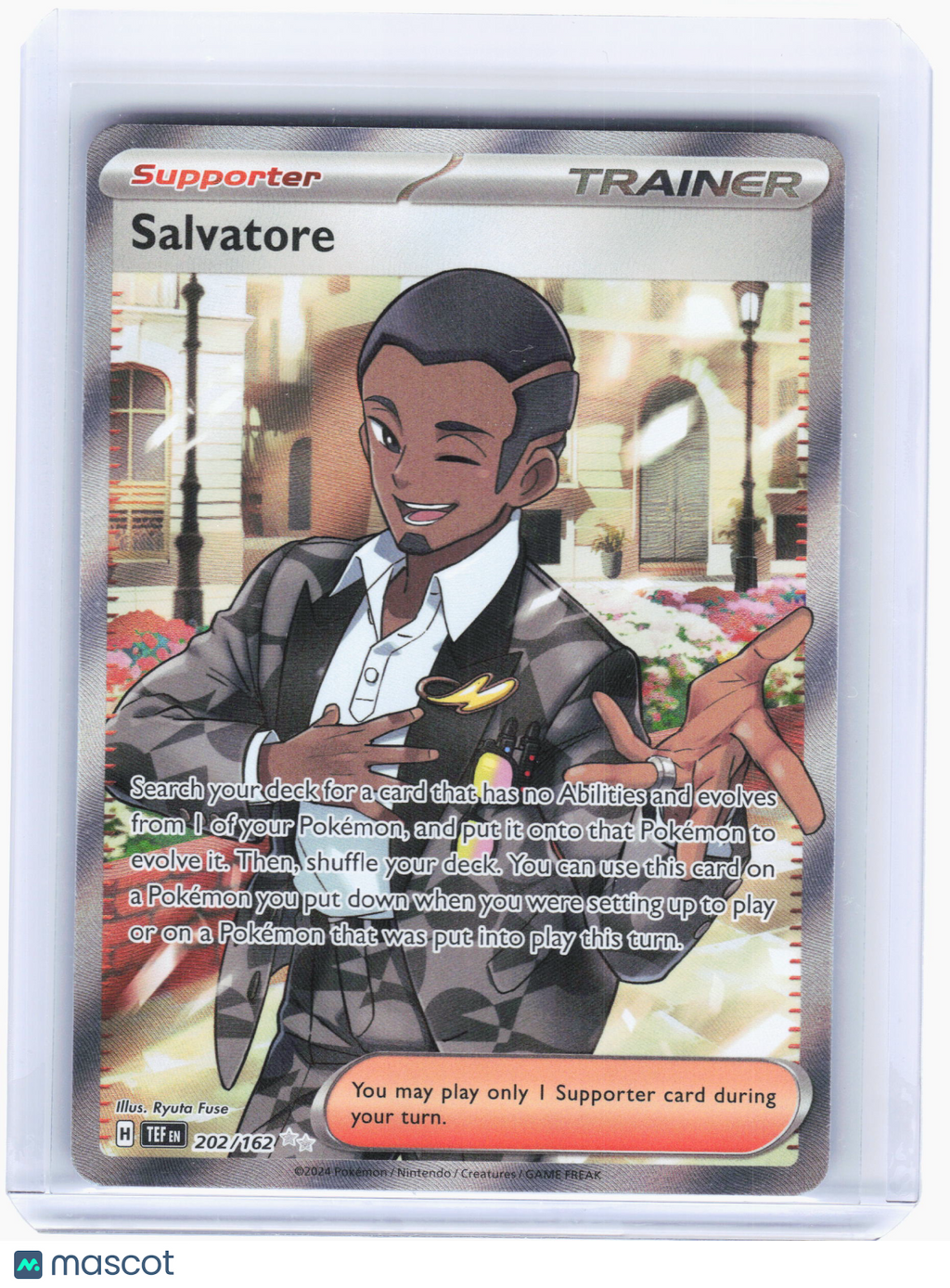 2024 Pokemon—Salvatore #202/162 Temporal Forces—Ultra Rare Holo