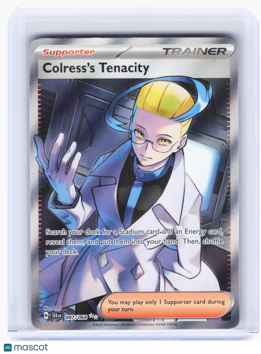 2024 Pokemon—Colress's Tenacity #87/64 Shrouded Fable—Ultra Rare Holo