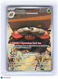 2025 Pokemon—Crustle #186/182 Destined Rivals—Illustration Rare Holo