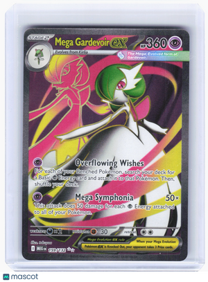 2025 Pokemon—Mega Gardevoir EX #159/132 Mega Evolution—Ultra Rare Holo