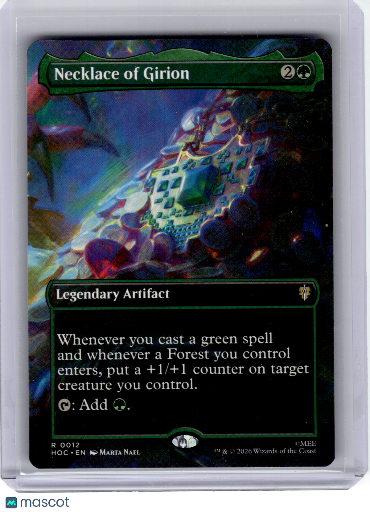 2026 MTG—Necklace of Girion #12 The Hobbit: Eternal-Legal—R Nonfoil (Borderless)