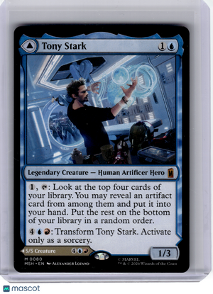 2026 Magic: The Gathering—Tony Stark #80 Marvel Super Heroes—Mythic Nonfoil