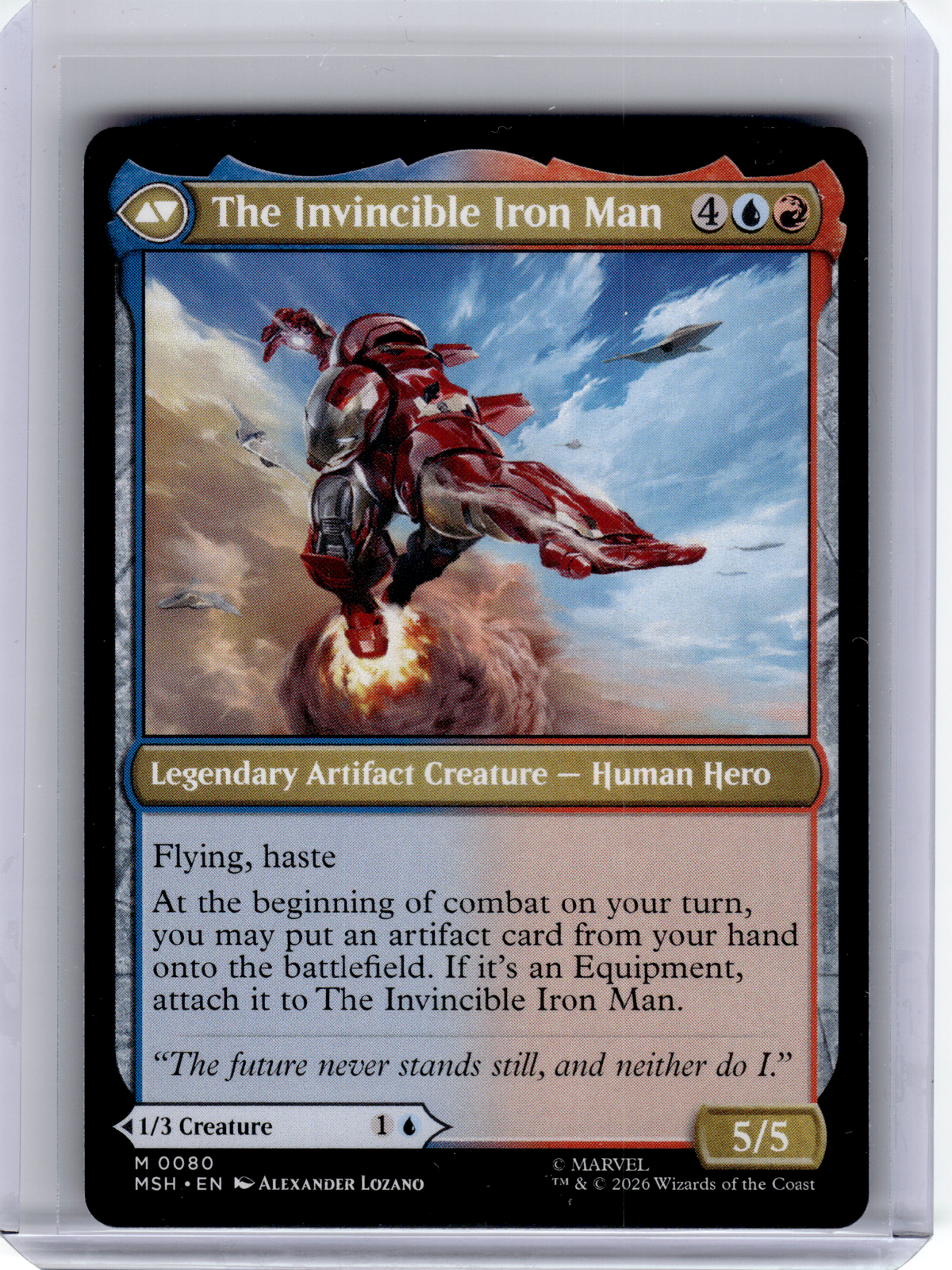 2026 Magic: The Gathering—Tony Stark #80 Marvel Super Heroes—Mythic Nonfoil