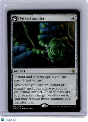 2017 Magic: TG—Primal Amulet // Primal Wellspring #243 Ixalan—Rare Nonfoil