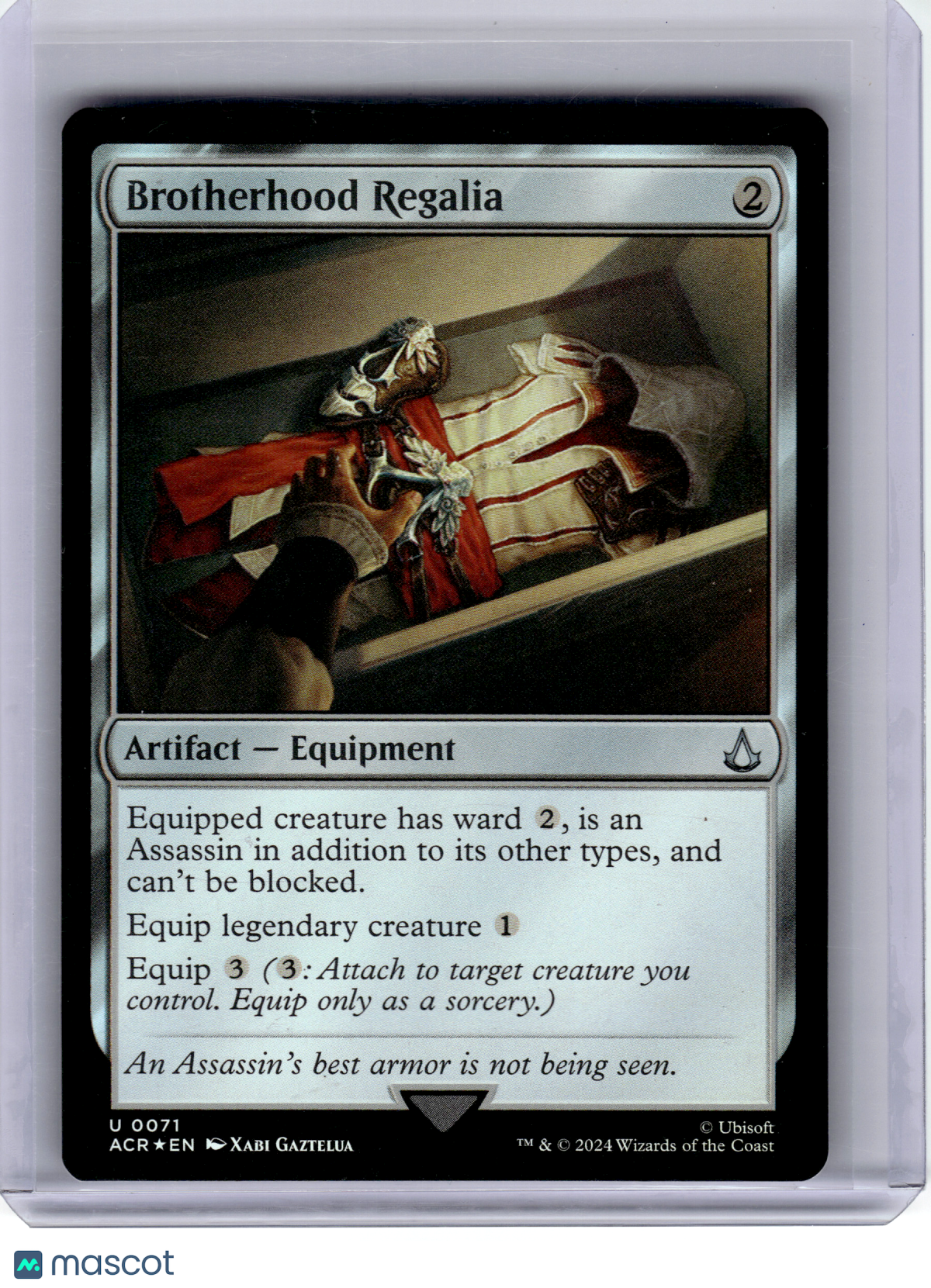2024 MTG—Brotherhood Regalia #71 Universes Beyond: Assassin's Creed—U Foil