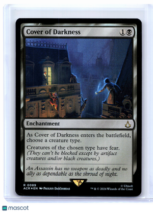 2024 Magic: The Gathering—Cover of Darkness #0089 Assassin's Creed—Rare Foil