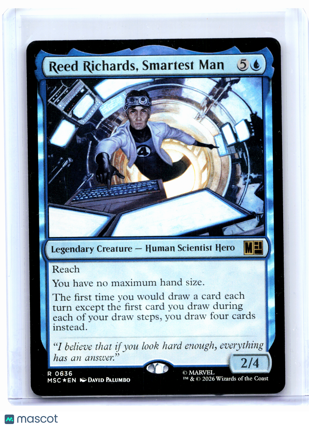 2026 Magic: The Gathering—Reed Richards, Smartest Man #0636 MSC—Rare Foil