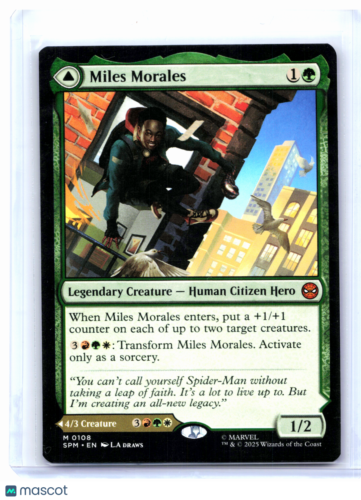 2025 Magic: TG—Miles Morales // Ultimate Spider-Man #0108 SPM—Mythic Nonfoil