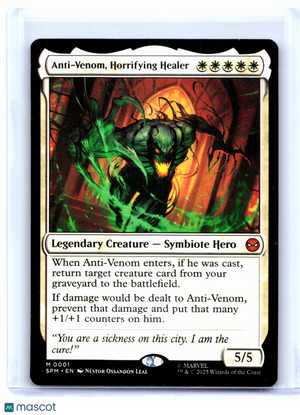 2025 Magic: TG—Anti-Venom, Horrifying Healer #0001 SPM—Mythic Nonfoil