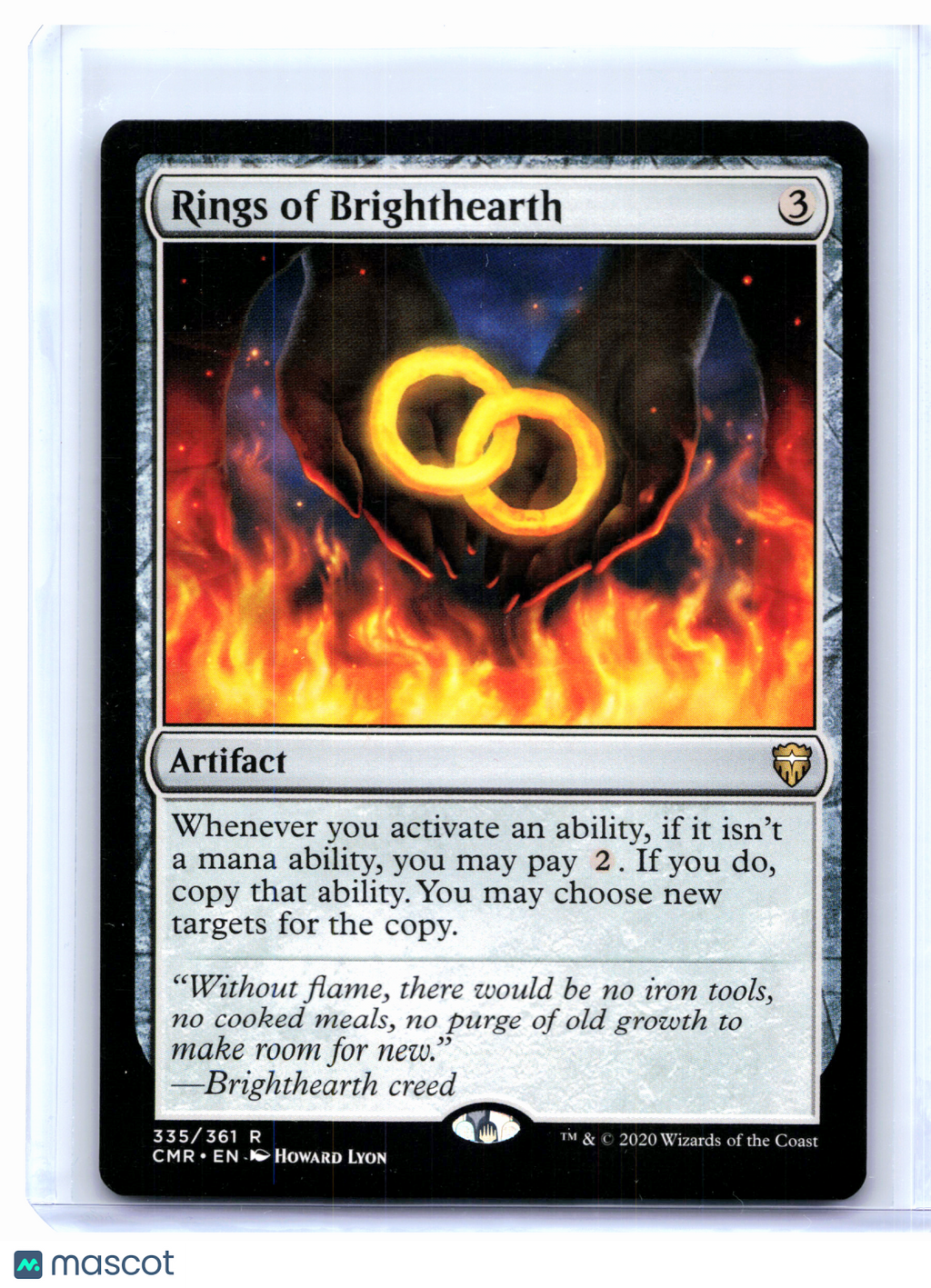 2020 Magic: TG—Rings of Brighthearth #335 Commander Legends—Rare Nonfoil