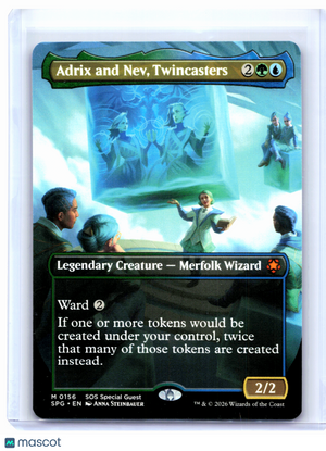 2026 Magic: TG—Adrix and Nev, Twincasters (Borderless) #0156 SPG—Mythic Nonfoil
