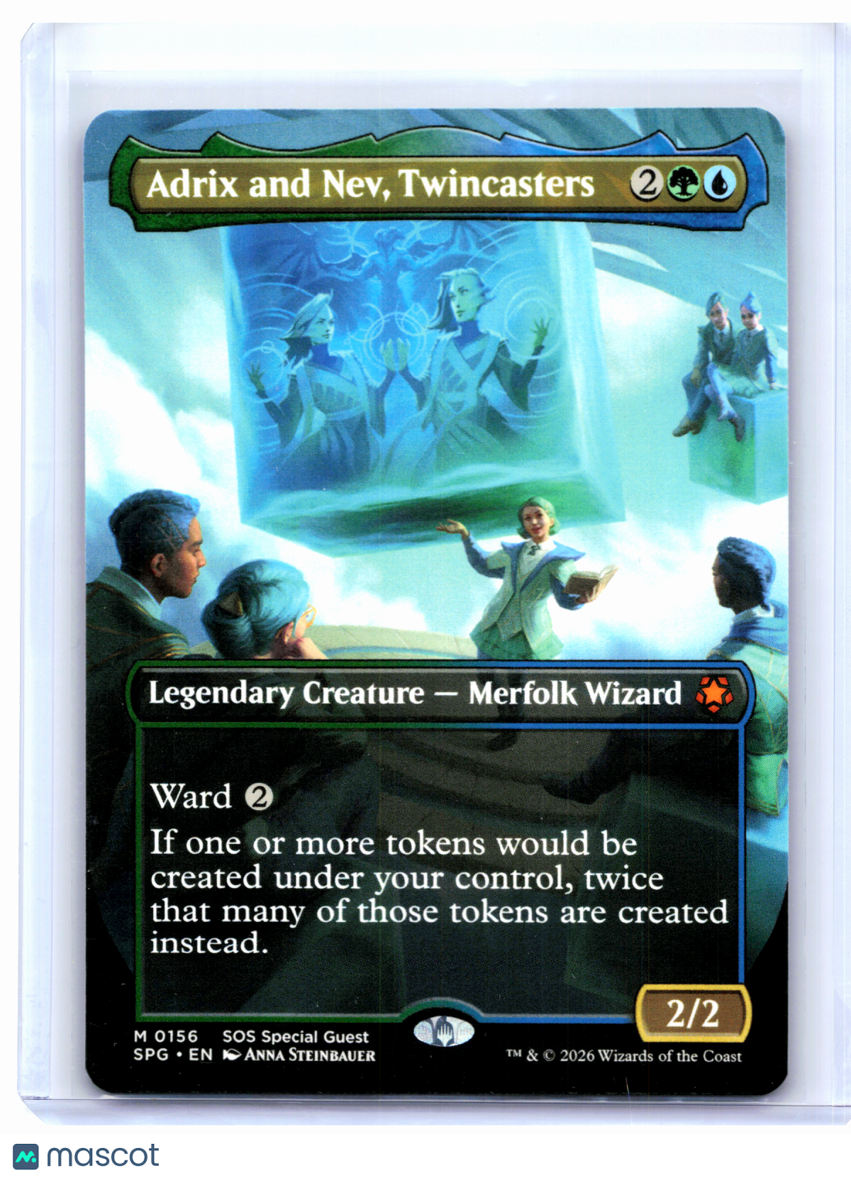 2026 Magic: TG—Adrix and Nev, Twincasters (Borderless) #0156 SPG—Mythic Nonfoil