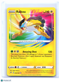2020 Pokemon—Raikou #050/185 Vivid Voltage—Amazing Rare Holo
