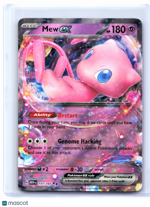 2023 Pokemon—Mew ex #151/165 Scarlet & Violet 151—Double Rare Holo [LP]