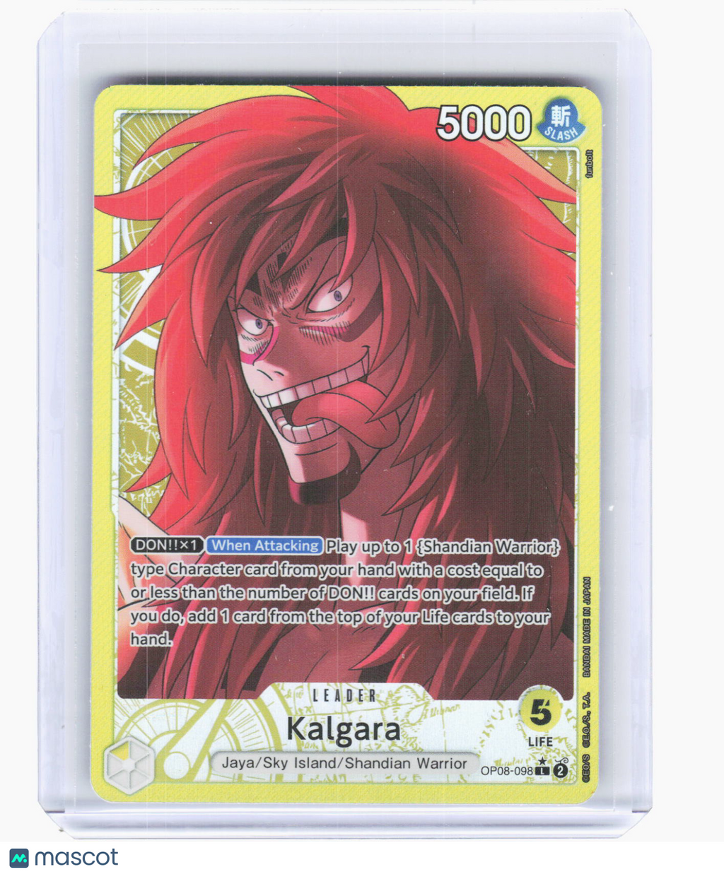 2024 One Piece CCG—Kalgara (098) (Parallel) #OP08-098 Two Legends—Leader Foil