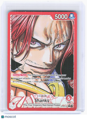 2024 One Piece CCG—Shanks (001) (Parallel) #OP09-001 —Leader