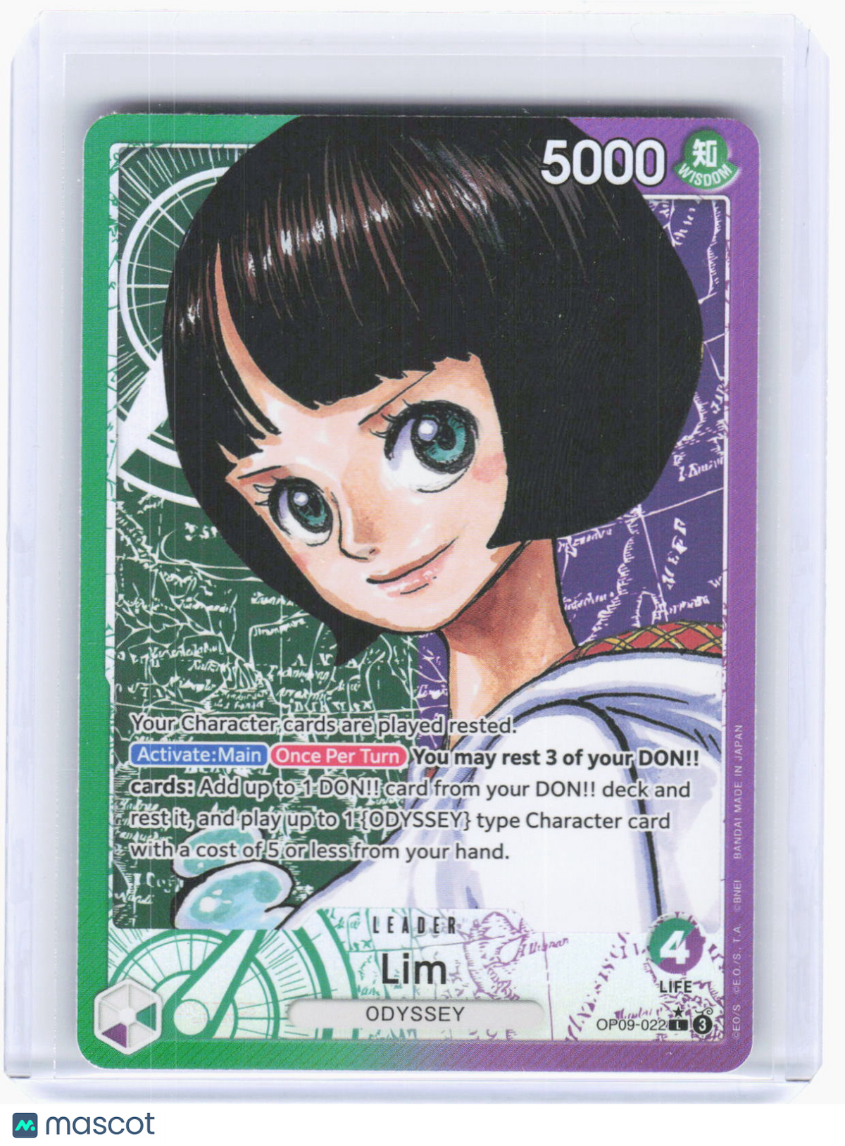 2024 One Piece CCG—Lim (022) (Parallel) #OP09-022 —Leader