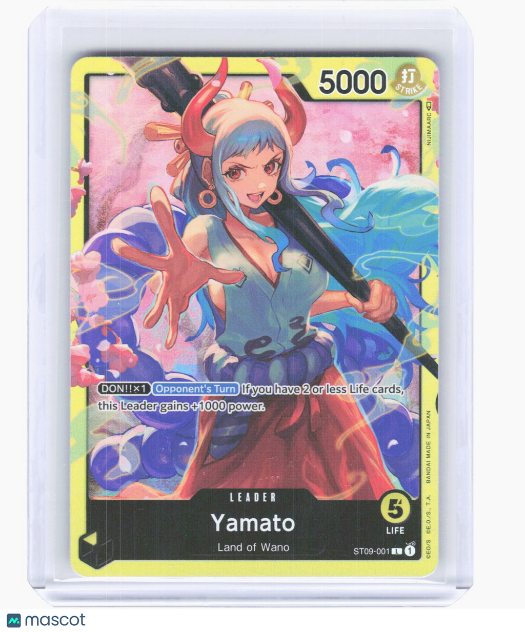 2023 One Piece CCG—Yamato (001) #ST09-001 Starter Deck 9: Yamato—Leader Foil