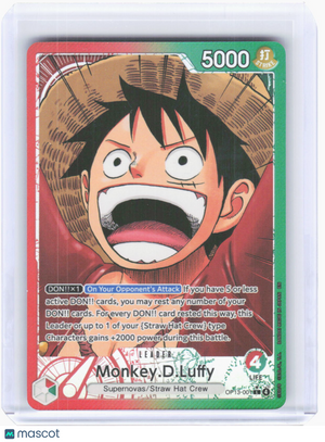 2023 One Piece Card Game—Monkey.D.Luffy (001) (Alt Art) #OP13-001 —Leader Foil