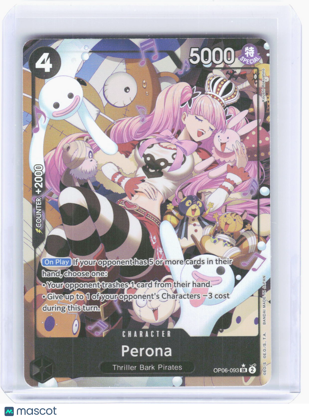 2024 One Piece CCG—Perona (093) (Alt Art) #OP06-093 Wings of the Captain—SR Foil