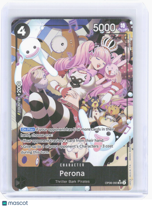2024 One Piece CCG—Perona (093) (Alt Art) #OP06-093 Wings of the Captain—SR Foil