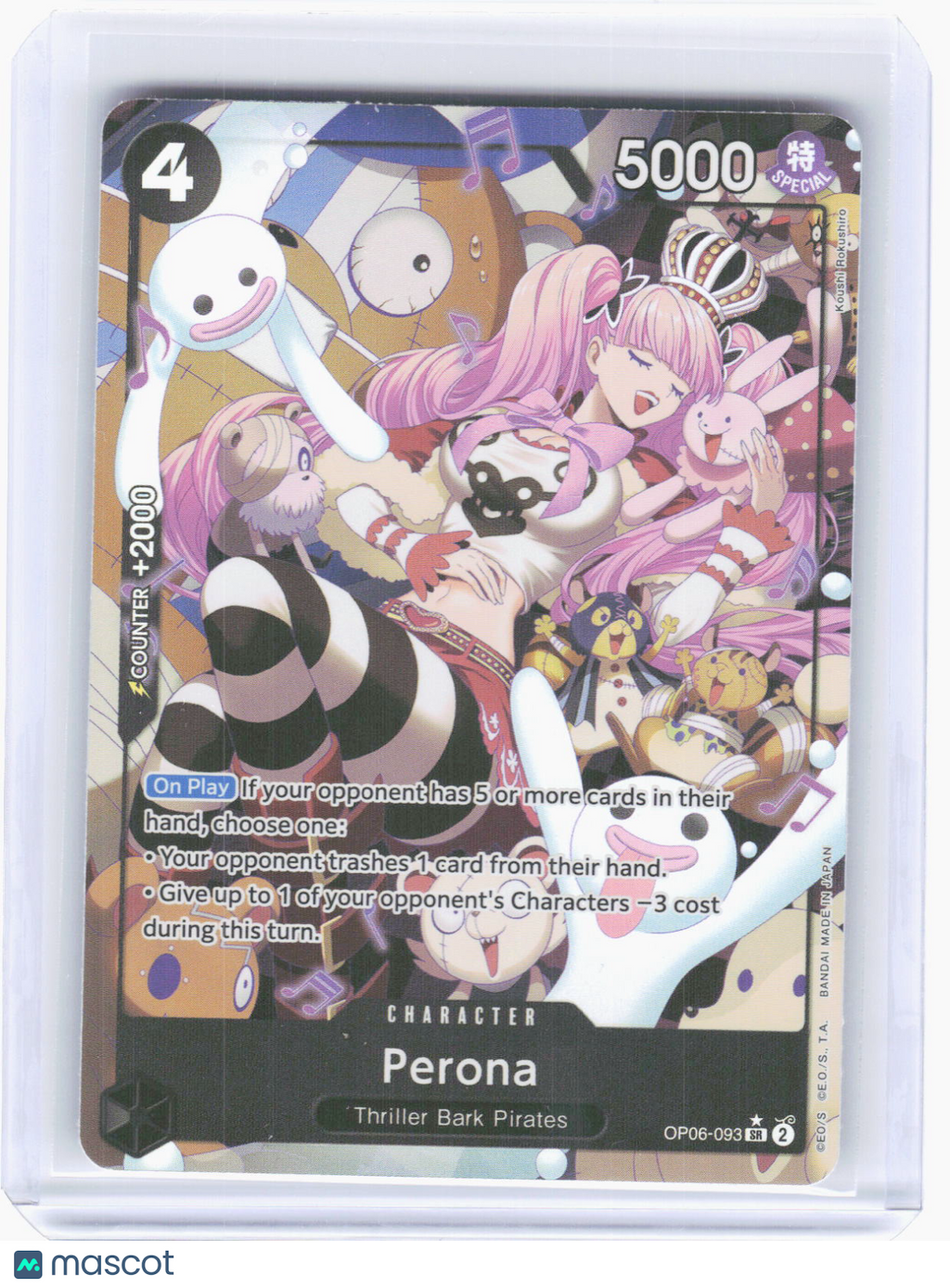 2024 One Piece CCG—Perona (093) (Alt Art) #OP06-093 Wings of the Captain—SR Foil