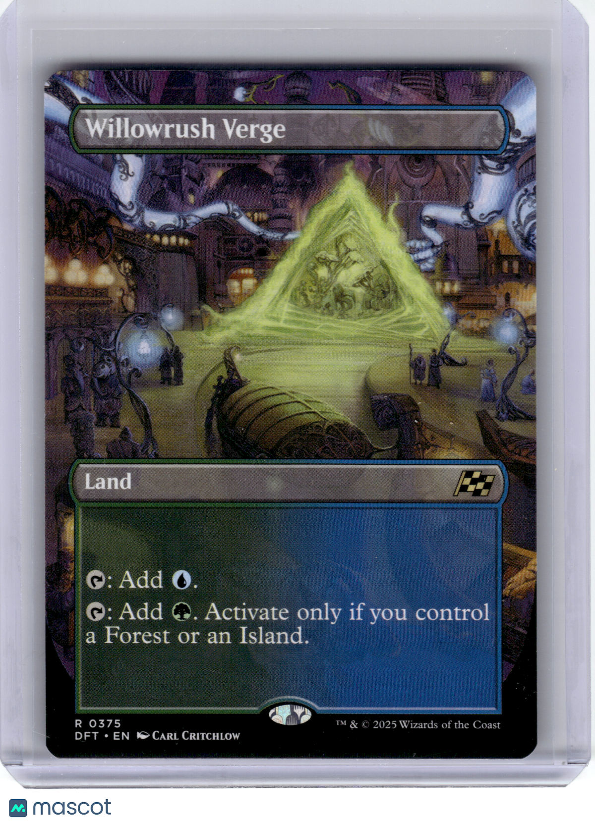 2025 Magic: TG—Willowrush Verge #375 Aetherdrift—Rare Nonfoil (Borderless) [LP]