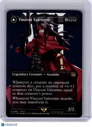2025 MTG—Vincent Valentine // Galian Beast #383 FINAL FANTASY—Rare Nonfoil [LP]