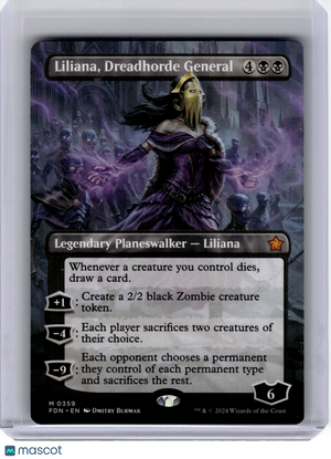 2024 Magic: TG—Liliana, Dreadhorde General #359 Foundations—Mythic Nonfoil [LP]